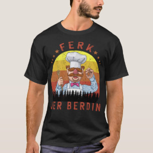 Camiseta Ferk Jer Berdin Kitchen Chef Knife Funny Vintage e