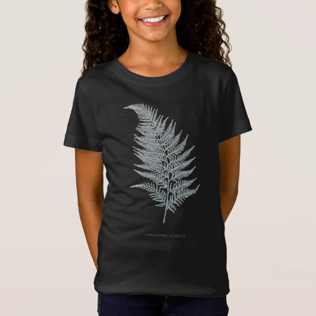 Camiseta Fern - Gymnogramma Ochracea - Efeito de raios X -  (Frente)