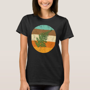 Camiseta Fern Leaf Botanical Vascular Plantas Verdes Flores
