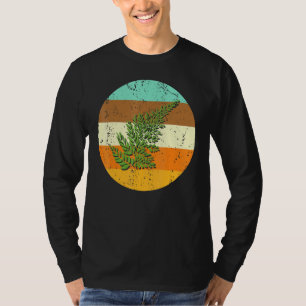 Camiseta Fern Leaf Botanical Vascular Plantas Verdes Flores