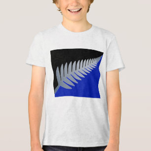 Camiseta Fern prateado neozelandês
