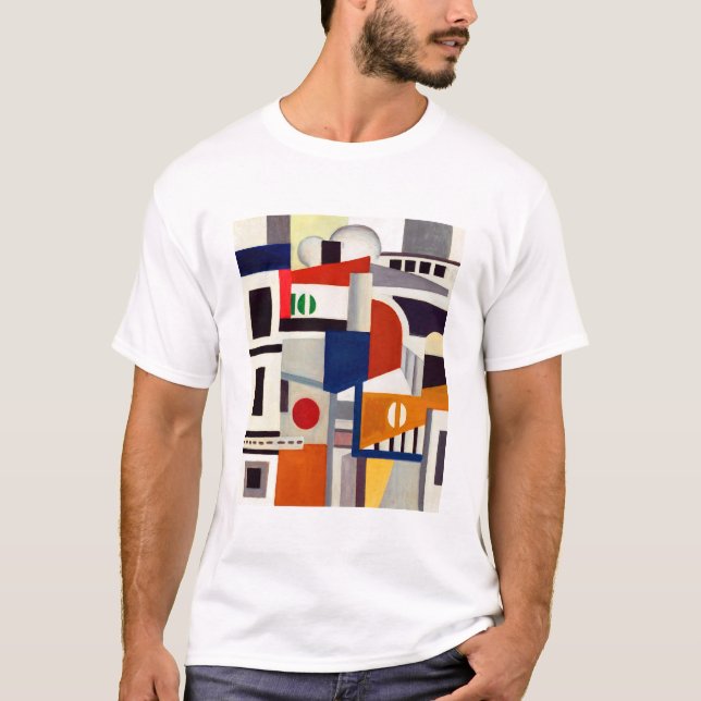 Camiseta Fernand Leger Rooftops de Paris (Frente)