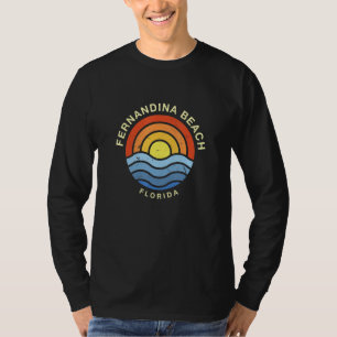 Camiseta Fernandina Beach Flórida Fl Verão Cidades Us Tropi
