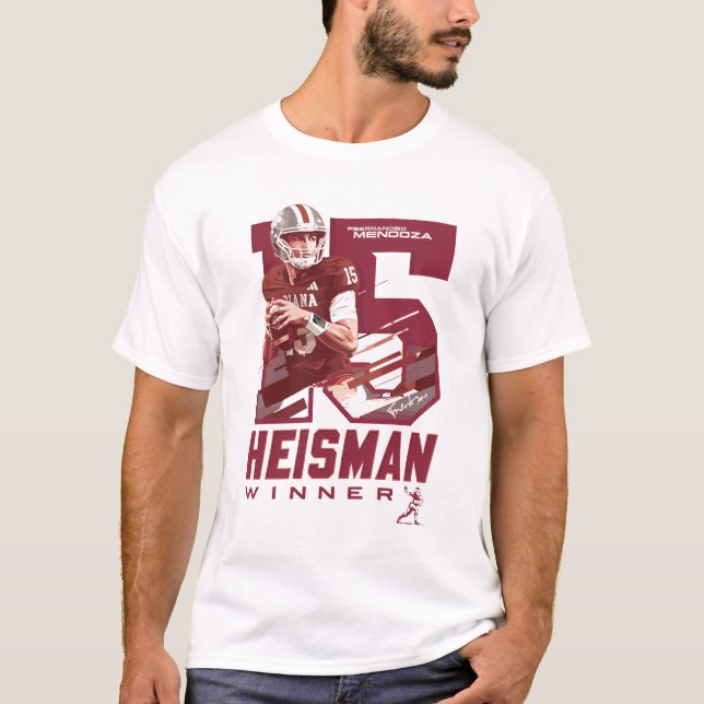 Camiseta Fernando Mendoza 15 Indiana Hoosiers 2025 (Frente)