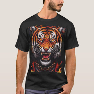 Camiseta Feroz do Tigre 🔥 Camiseta Básica Masculi
