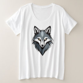 Camiseta Feroz Rosto de Lobo – Ousada e Estilosa p