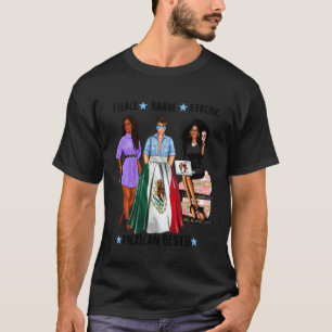 Camiseta Feroz Valente Forte Mexicana Amiga Bandeira do Méx