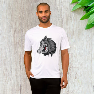 Camiseta Feroz Wolf Head Bold Wild Animal