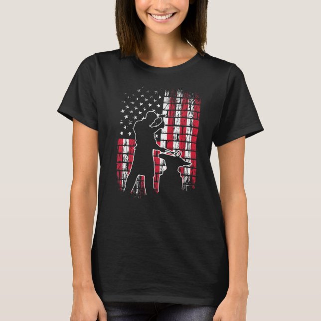 Camiseta Ferrador Ferradura Aparar Cascos de Cavalos  _2 (Frente)