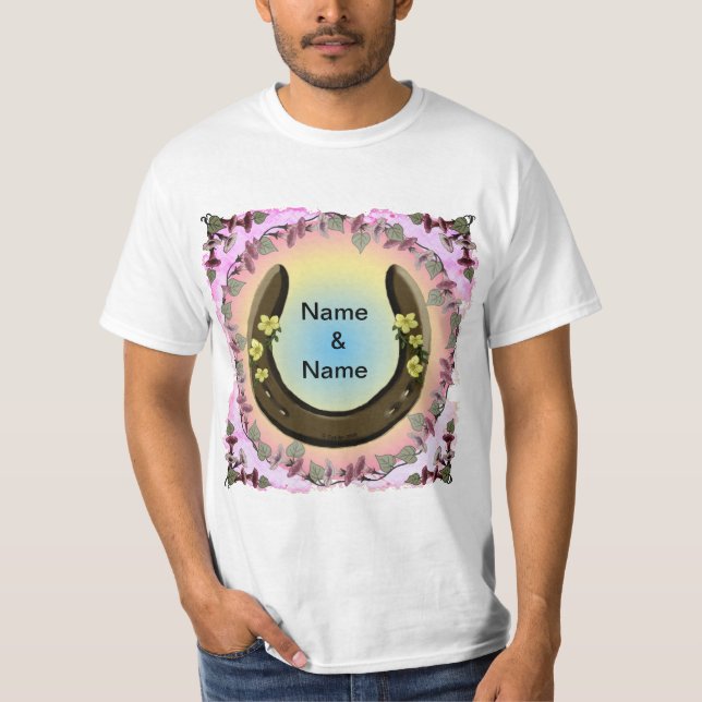 Camiseta Ferradura da Flor Amish (Frente)