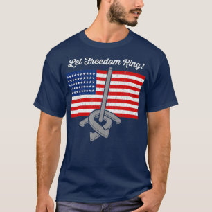 Camiseta Ferradura da liberdade jogando ferradura ferradura