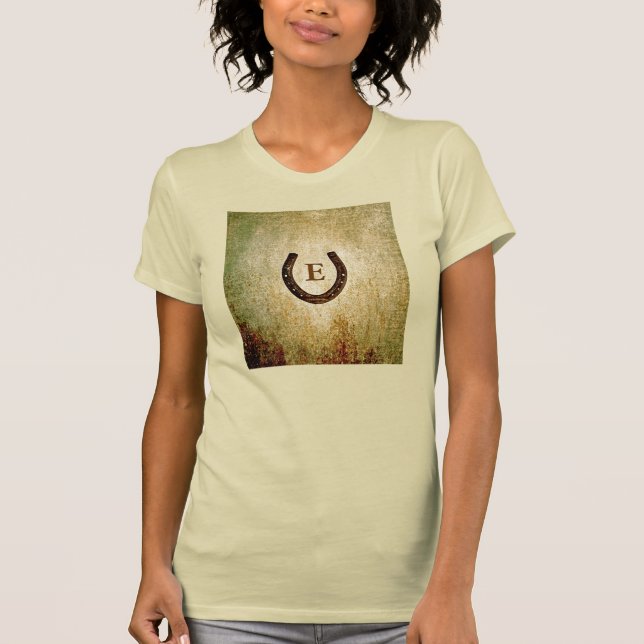 Camiseta Ferradura Monograma Personalizada (Frente)