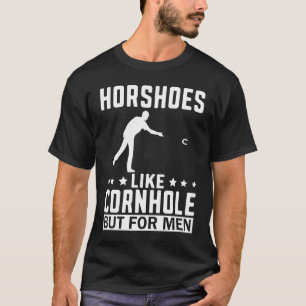 Camiseta Ferraduras São Para Homens Lançador de Ferradura