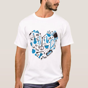 Camiseta Ferramenta Coração de Instrumento Musical