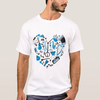 Camiseta Ferramenta Coração de Instrumento Musical