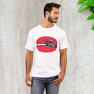 Camiseta Ferramenta de registro Lumberjack Bold Chainsaw