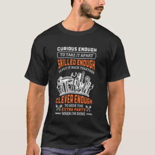 Camiseta Ferramenta engraçada do mecânico de carros sintoni
