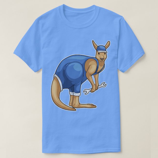 Camiseta Ferramenta Mecânica Kangaroo (Frente do Design)