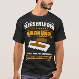 Camiseta Ferramenta voadora e azulejo profissional de língu