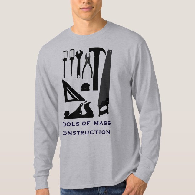 Camiseta "Ferramentas da construção maciça " (Frente)