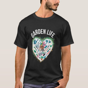 Camiseta Ferramentas da Vida no Jardim e Amantes de Plantas