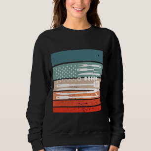 Camiseta Ferramentas de churrasco grelhador design de bande