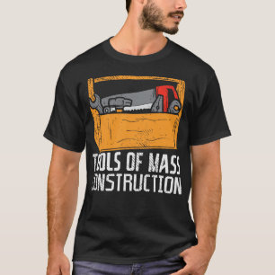 Camiseta Ferramentas De Construção Em Massa 1
