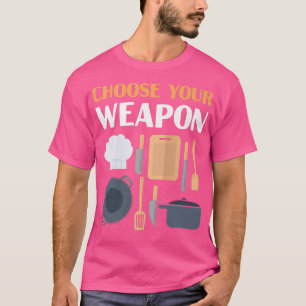 Camiseta Ferramentas de Cozinhar cozinhar Cozinha Chef Esco