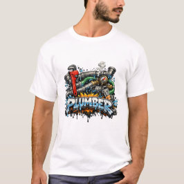 Camiseta Ferramentas de Encanador Grafite Arte de Rua Desig