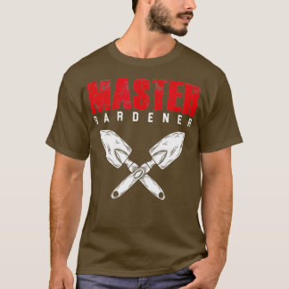 Camiseta Ferramentas de Jardim do Jardim do Mestre Jardim