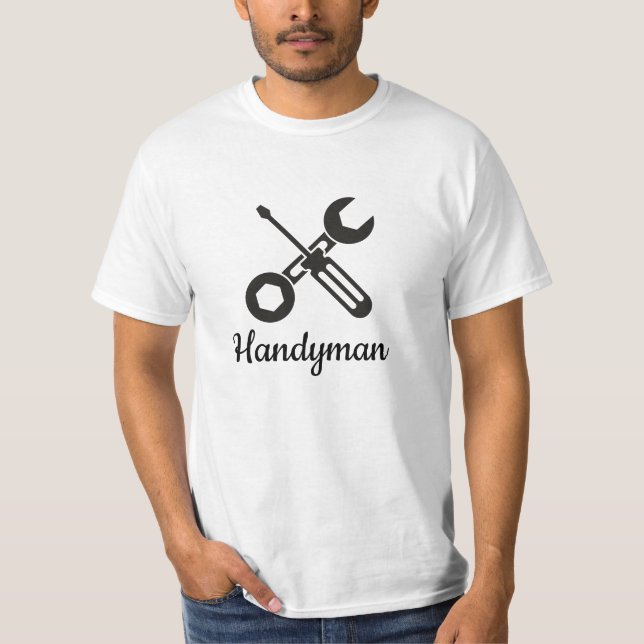 Camiseta Ferramentas de Mão para Construção Moderna (Frente)