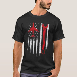 Camiseta Ferramentas de Mecânico de Avião - Plano de Técnic