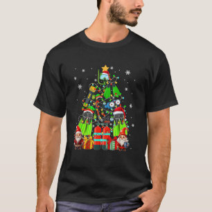 Camiseta Ferramentas de mergulhador de elfo de Natal com gn