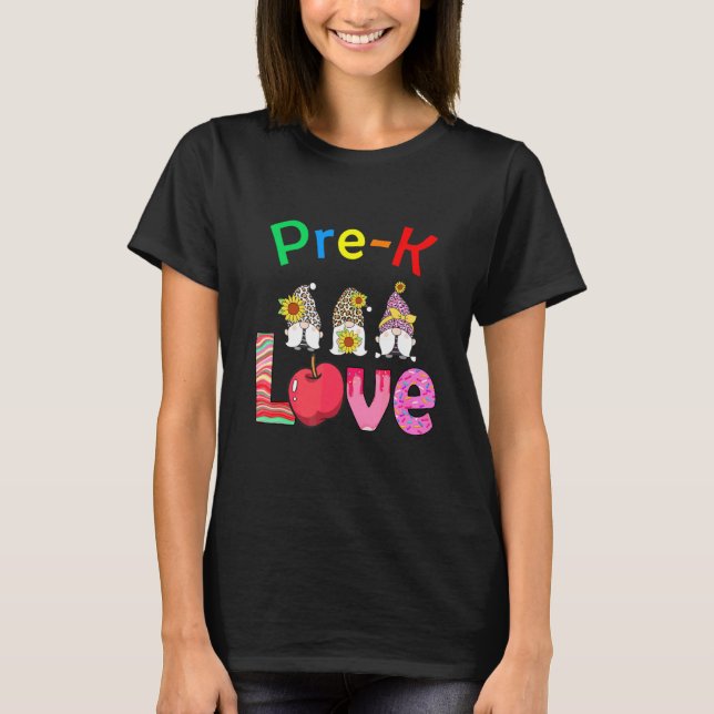 Camiseta Ferramentas de Sala de Aula Pré-K (Frente)