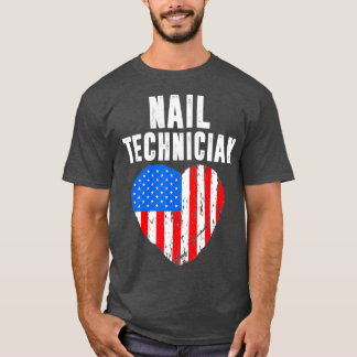 Camiseta Ferramentas de Sinalizador do Técnico Nail Artista