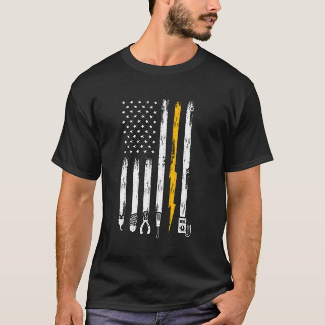 Camiseta Ferramentas De Sinalizador Para Eletrônicos Dos Eu (Frente)
