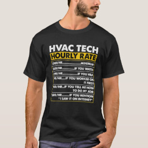 Camiseta Ferramentas de técnico de HVAC engraçado técnico d