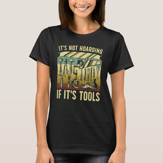Camiseta Ferramentas De Trabalho De Madeira Para Carpinteir (Frente)