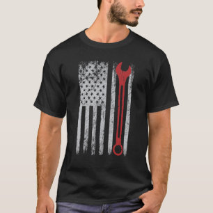 Camiseta Ferramentas de Workshop Mecânico de Ondas Mecâni