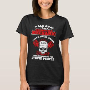 Camiseta Ferramentas Mecânicas De Reparação De Motores Da T
