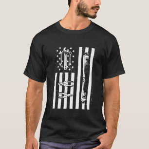 Camiseta Ferramentas Sinalizador Americano Para Mecânica