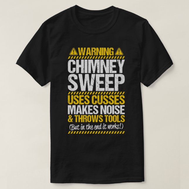 Camiseta Ferramentas Throws Varre Chimney  (Frente do Design)