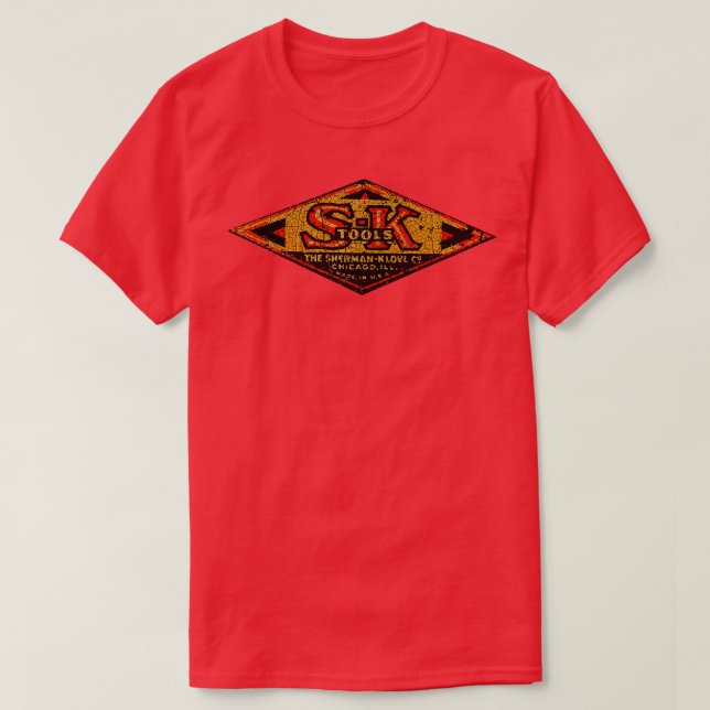 Camiseta Ferramentas Vintage SK EUA (Frente do Design)