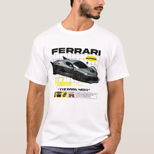 Camiseta Ferrari batman (Frente)