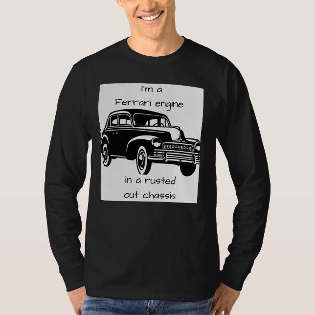 Camiseta "Ferrari Engine" (Frente)