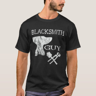 Camiseta Ferreiro Cara Cavalos Casco Ferreiro Meninos Forja