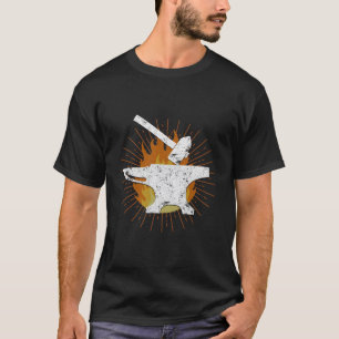 Camiseta Ferreiro Forjador Ferreiro Fabricante de Facas