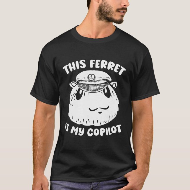 Camiseta Ferret Animal Weasel Furry Ferret (Frente)
