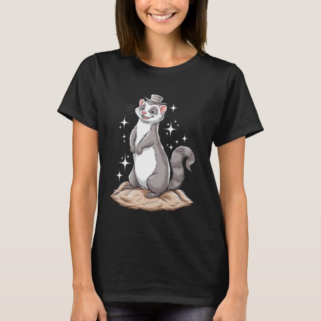 Camiseta Ferret Funny Animal (Frente)