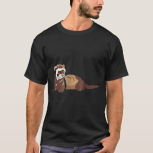 Camiseta Ferret - Furões gostam muito de furões Ok T